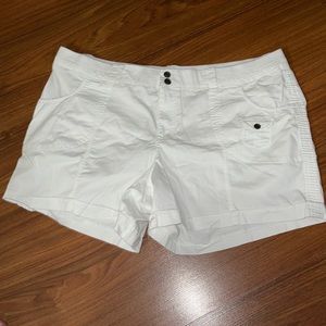 Cato Plus Size White Shorts